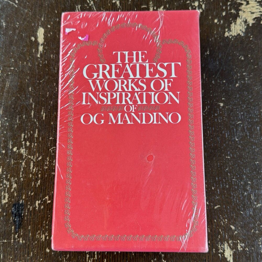The Greatest Works Of Inspiration Og Mandino 4 Volume Box Set Factory Sealed